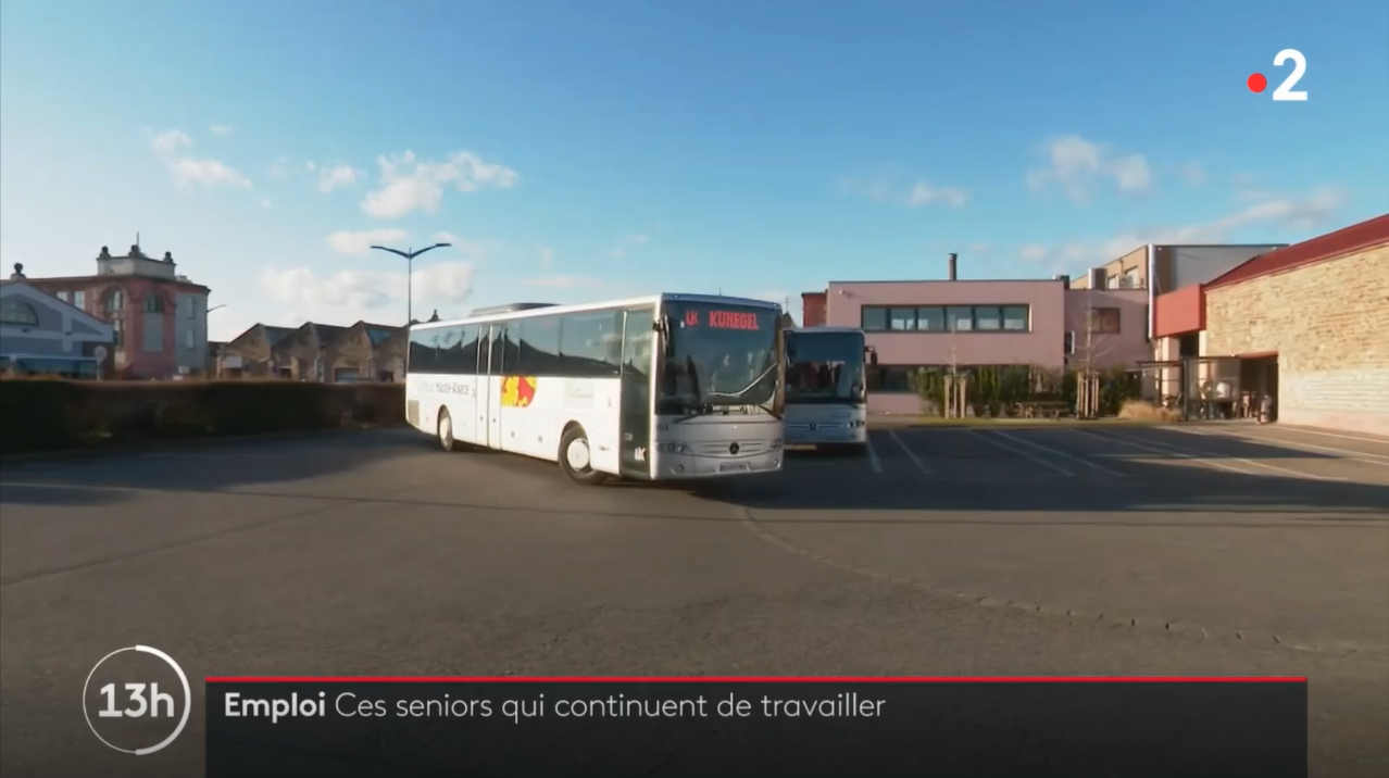 KUNEGEL sur France 2 : Ces seniors qui continuent de travailler